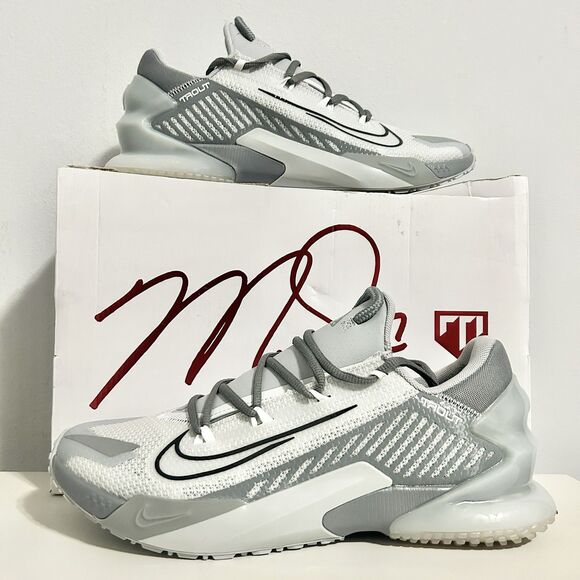 Nike Force Zoom Trout 8 TF “Cool Grey” Men’s Size 9 Turf Baseball Shoes - Picture 1 of 10
